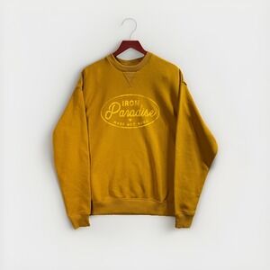 Under Armour Project Rock Men's Or Unisex Sweatshirt Crewneck Yellow Size‎ M NWT
